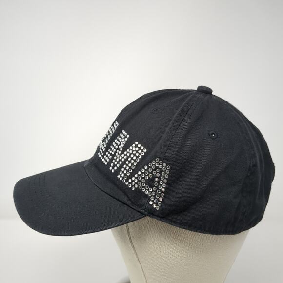 Obama Slideback Baseball Hat Black One Size Rhinestone Bling Decky - Picture 3 of 9